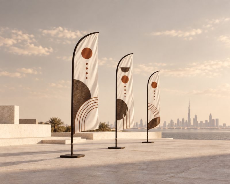 Blade Feather Flags in Dubai